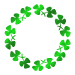 shamrock-wreath