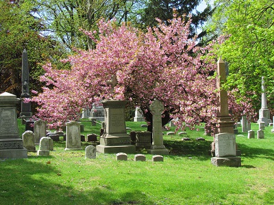 springtime greenwood cemetery