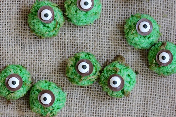 coconut lime macaroon eyeballs