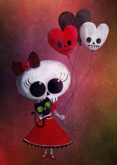 valentines girl with balloon