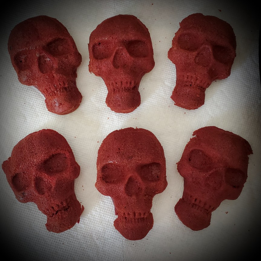 Sinister Saturday: Red Velvet Demon Pancakes and Skull&nbsp;Cakes